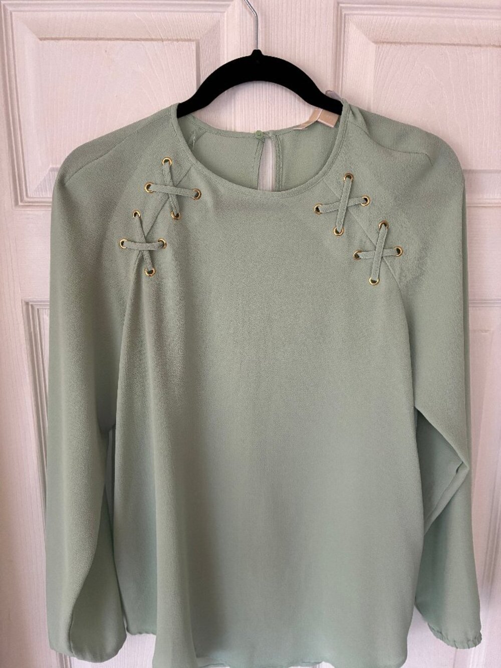 Michael Kors long sleeve sage green